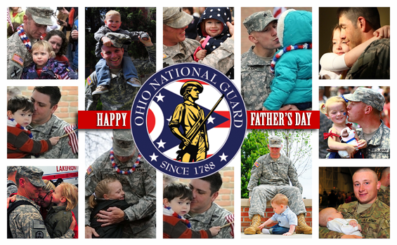 The Ohio National Guard wishes all dads a Happy Father's Day! 