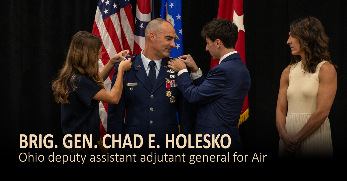 Gen. Holesko gets promoted by his family