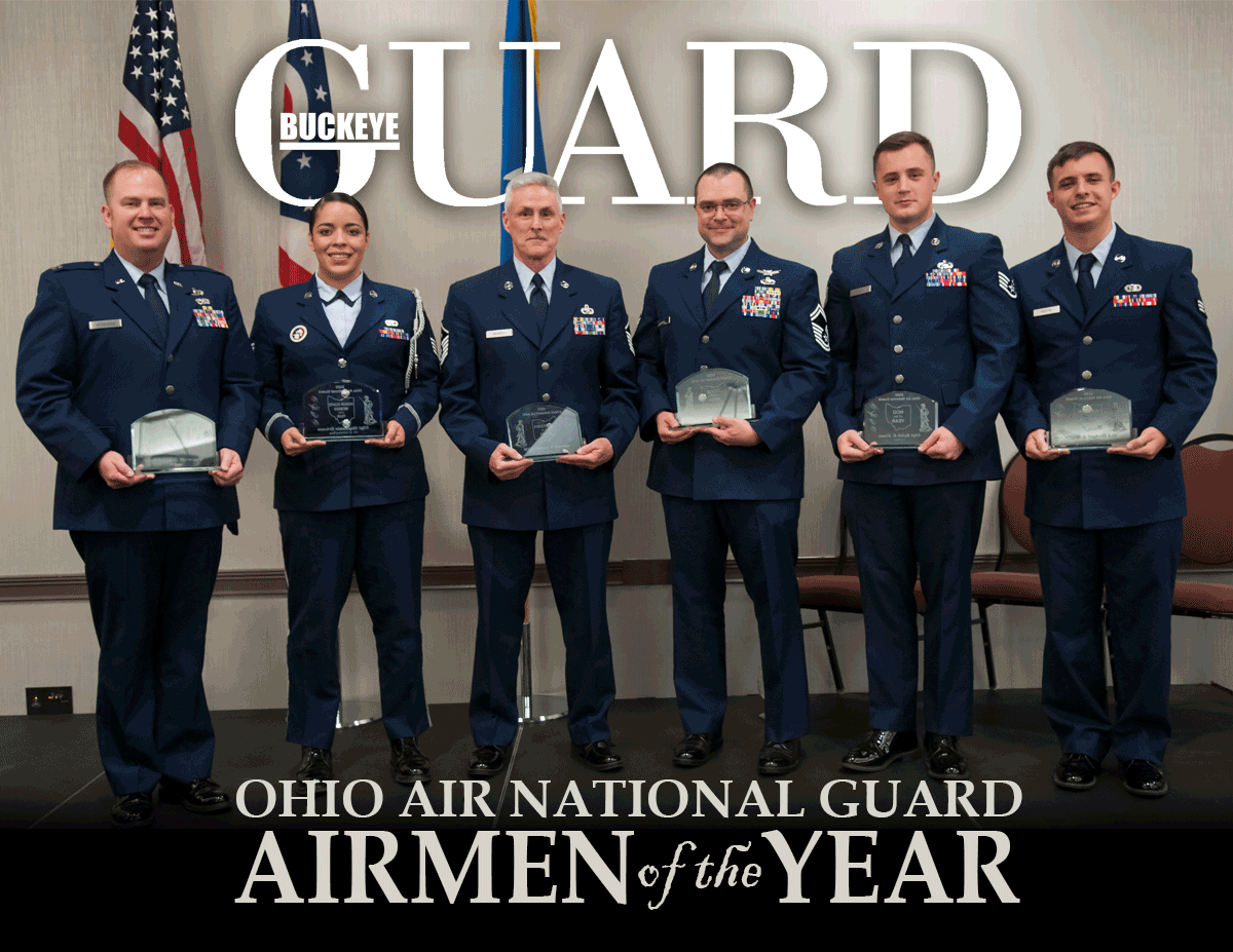 Buckeye Guard - Vol 38, No1 cover. Official online publication of the Ohio National Guard