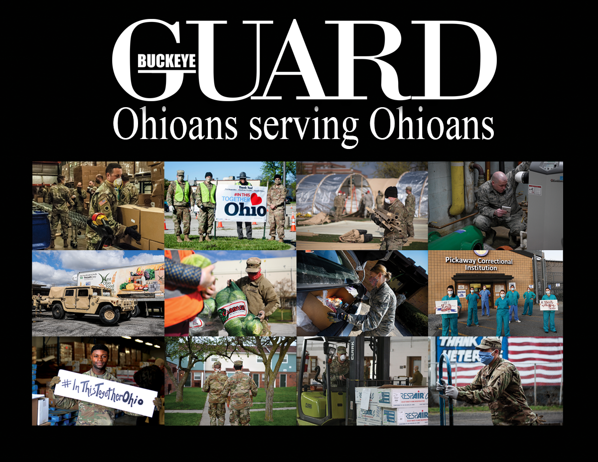 Buckeye Guard - Vol 38, No2 cover. Official online publication of the Ohio National Guard
