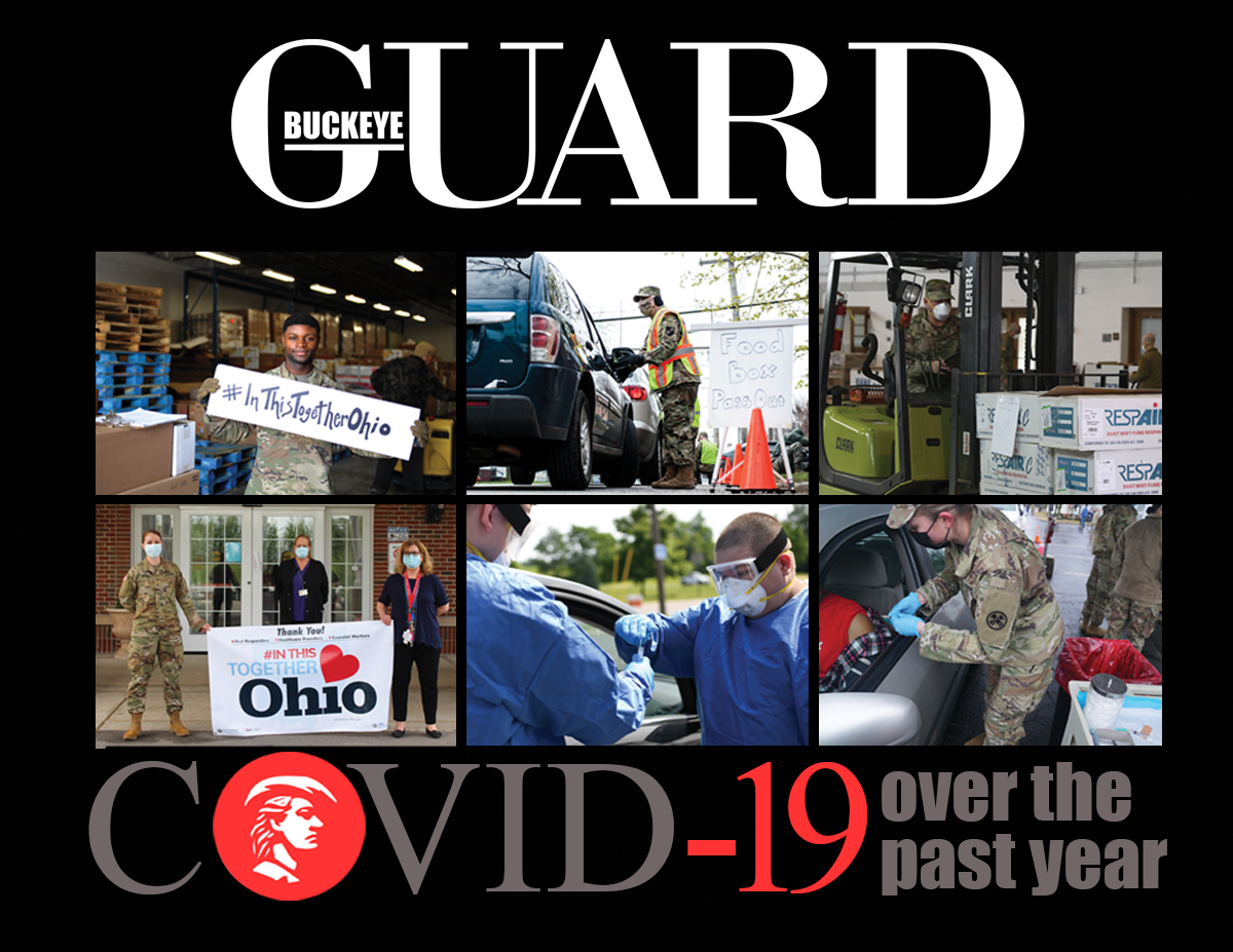 Cover of Buckeye Guard online publication - March-April 2021