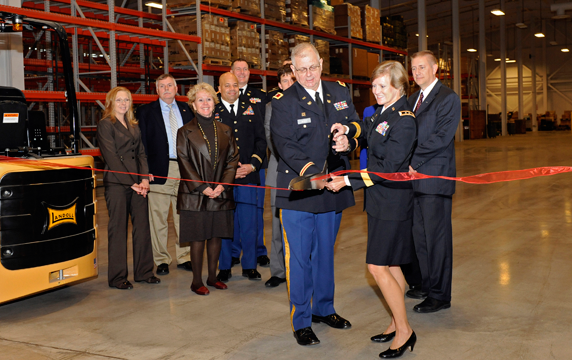 Ohio National Guard hosts ribbon-cutting for new United States Property & Fiscal Office warehouse at DSCC Columbus