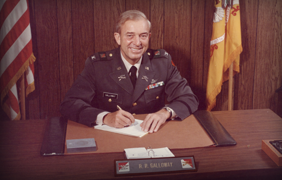 Maj. Gen. Raymond R. Galloway, the 75th Ohio adjutant general
