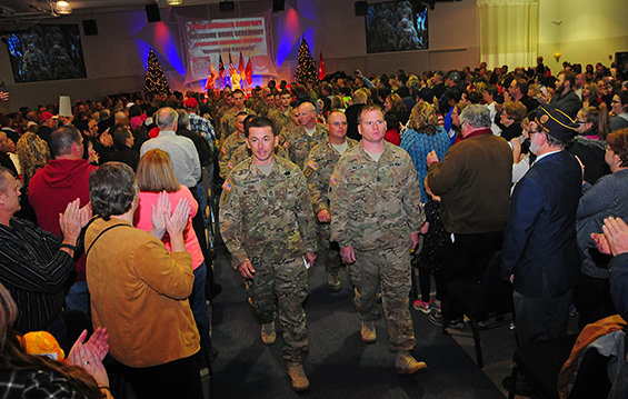 The Ohio National Guard welcomes home 157 Soldiers from the 1191st Engineer Company 