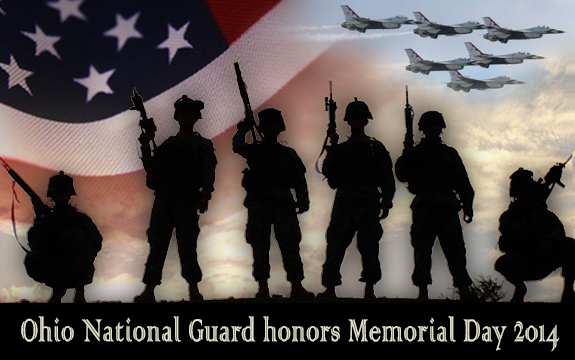 Ohio National Guard  honors Memorial Day