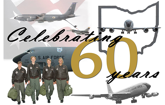 Ohio National Guard graphic celebrating 60 year anniversary of the KC-135.