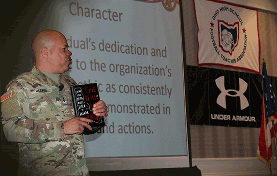 Maj. Gen. John C. Harris Jr., Ohio assistant adjutant general for Army speaks.
