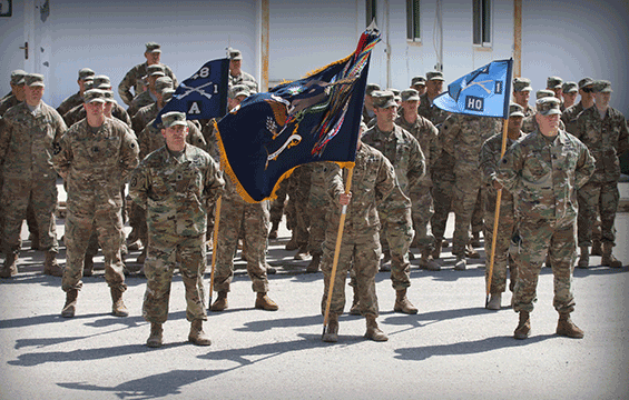 Soldiers from the Ohio Army National Guard’s 1st Battalion, 148th Infantry Regiment.
