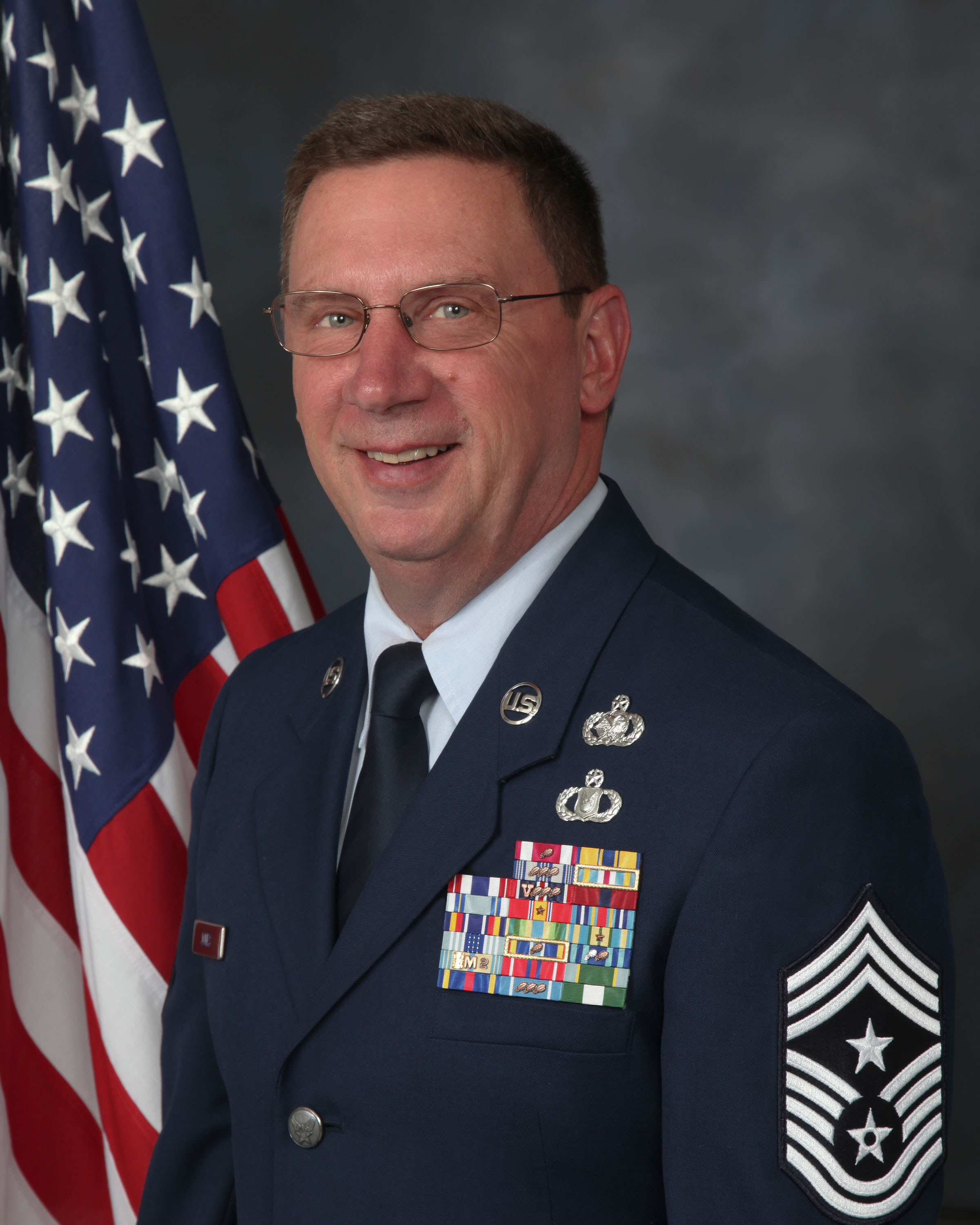 Official photo of Chief Master Sergeant Thomas A. Jones