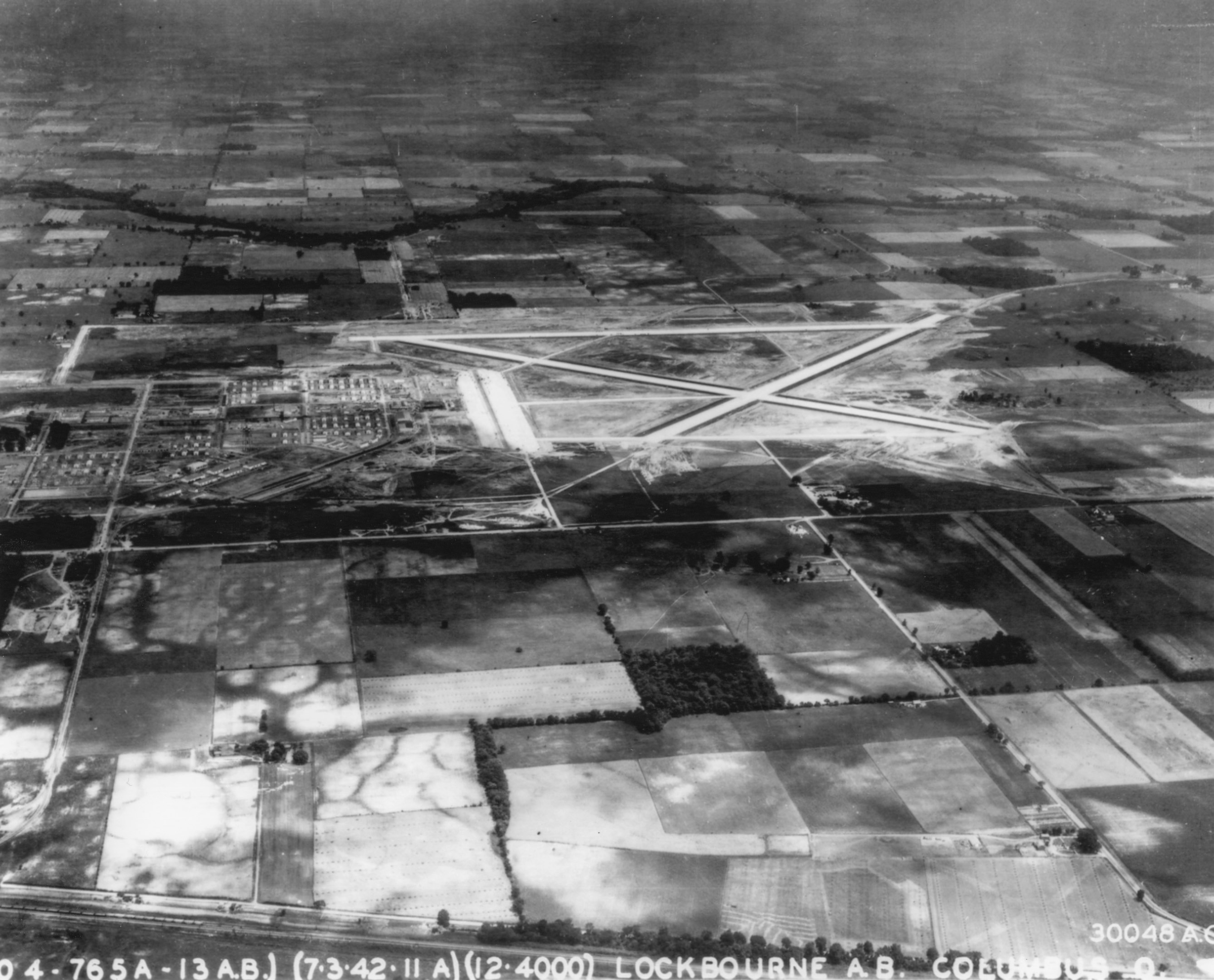Lockbourne Army Air Base as it appeared on July 3, 1942