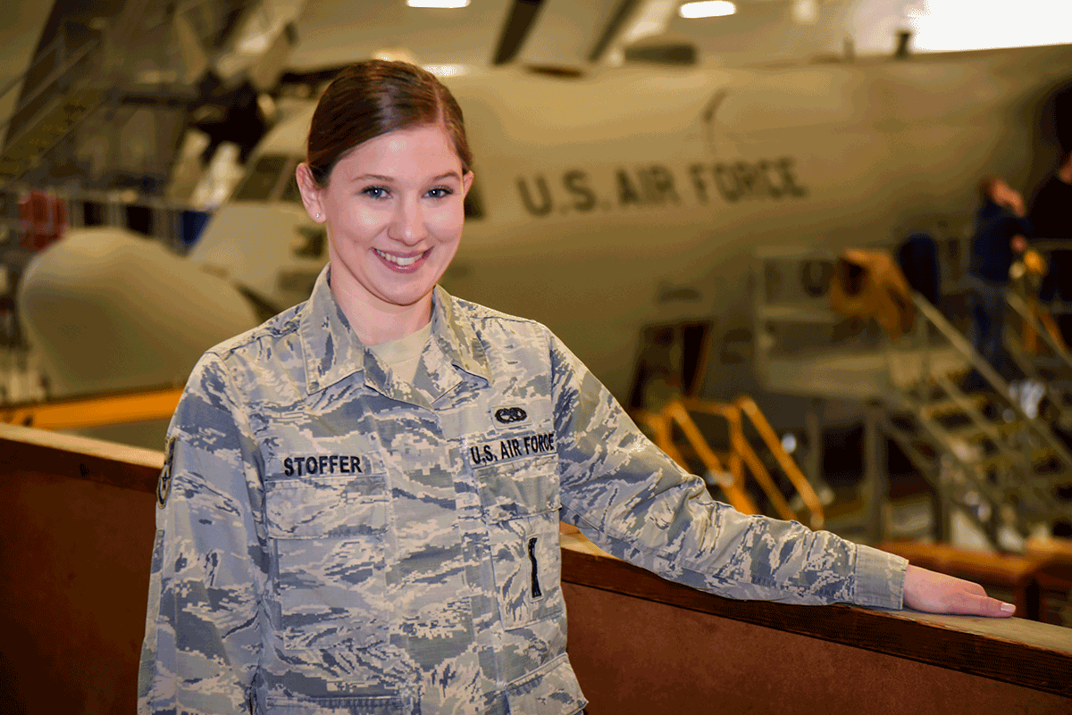 Photo of Staff Sgt. Heather Stoffer in uniform