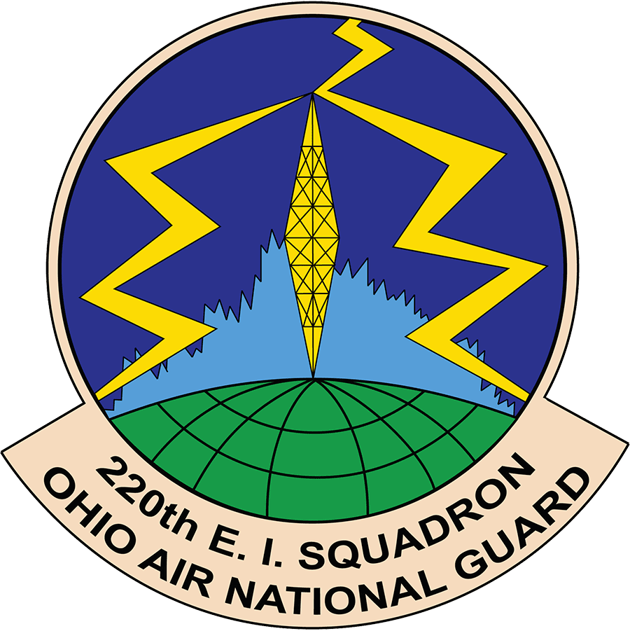 Patch for the Ohio Air National Guard 220 th Engineering Installation Squadron