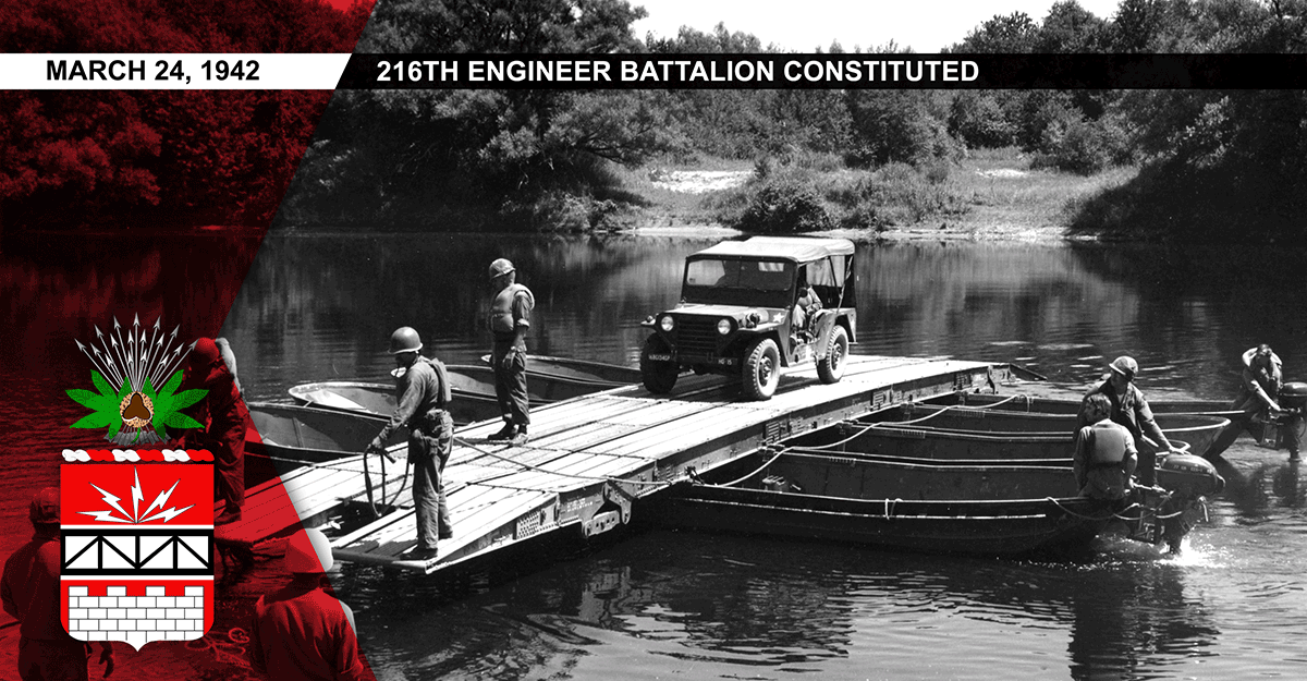 1973 - the 134th Engineer Group makes it away across the Black River on a pontoon raft.