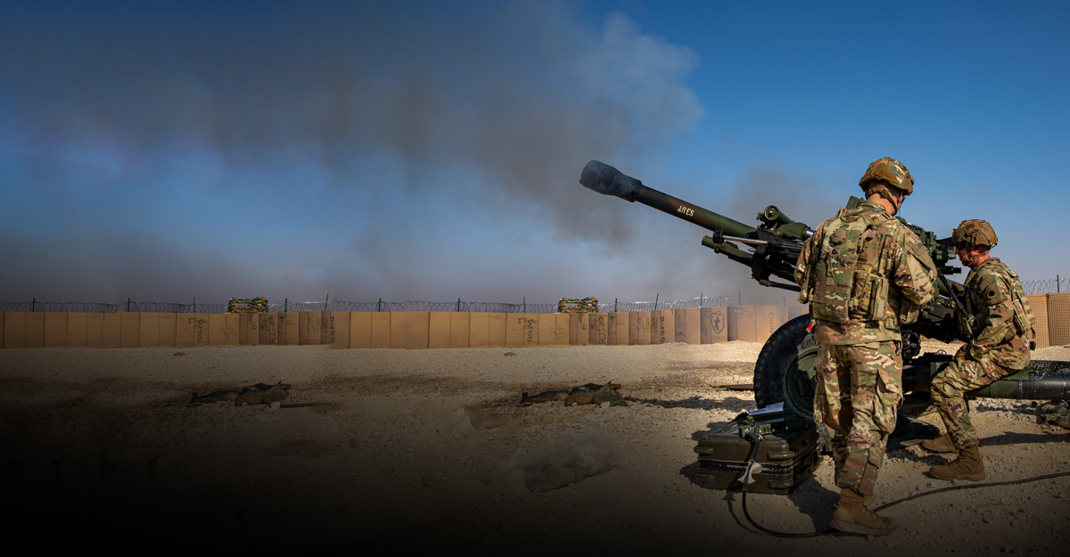 1ST BATTALION, 148TH INFANTRY REGIMENT:   Soldiers provide cover-by-fire to other infantrymen during a training exercise. Infantrymen capture, destroy and deter enemy forces, assist in reconnaissance and help mobilize troops and weaponry to support the mission as the ground combat force.