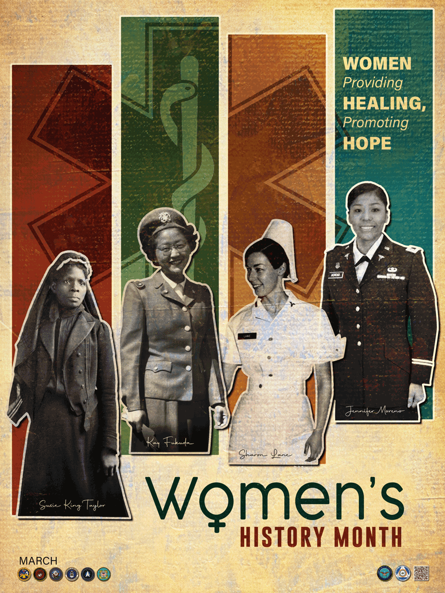 Defense Equal Opportunity Management Institute Women's History Month poster