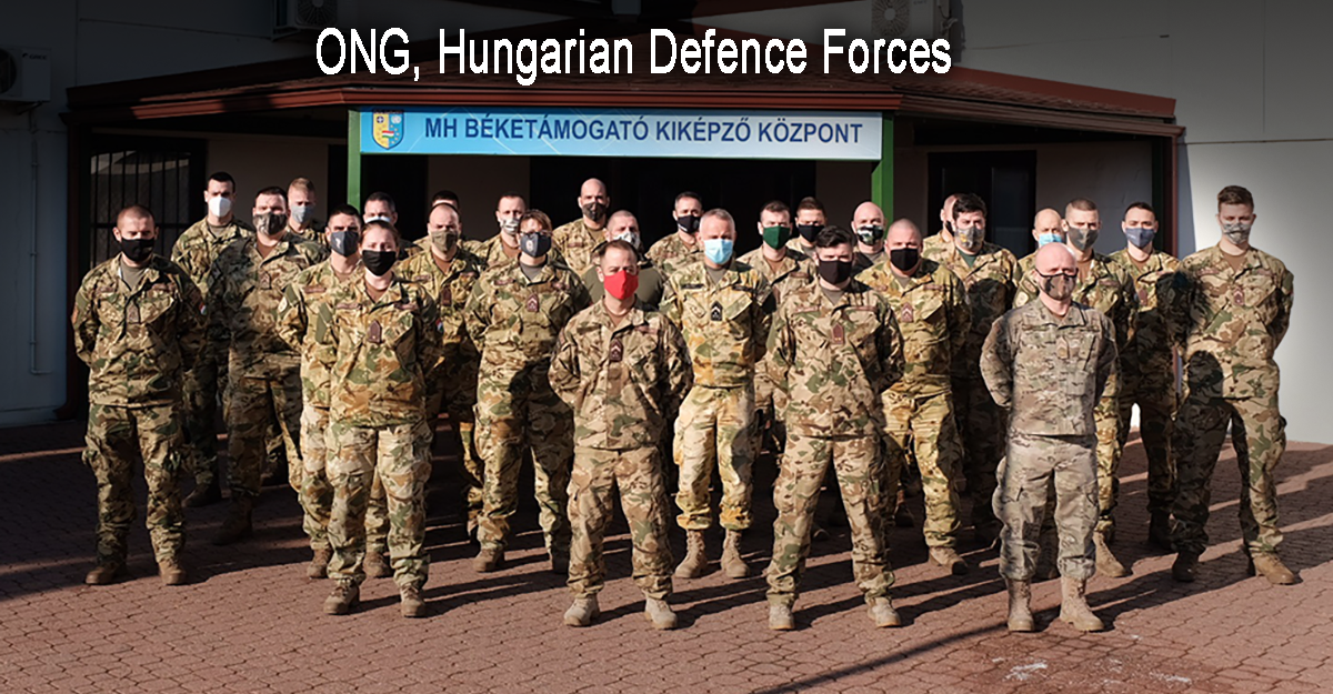 Hungarian Defence Forces volunteer soldiers.