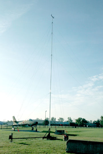 65-foot anemometer tower