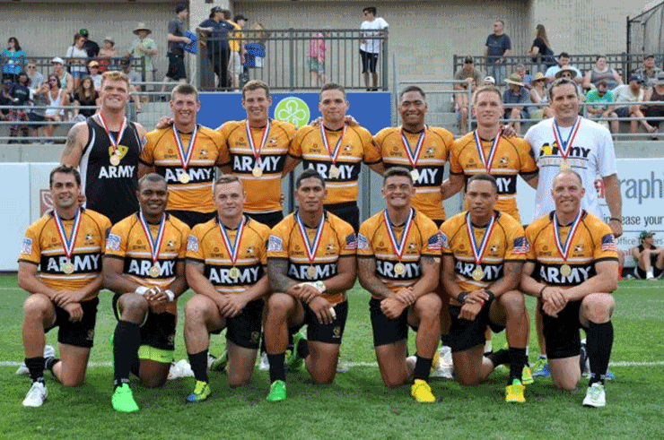 U.S. All-Army Rugby 7s Team.