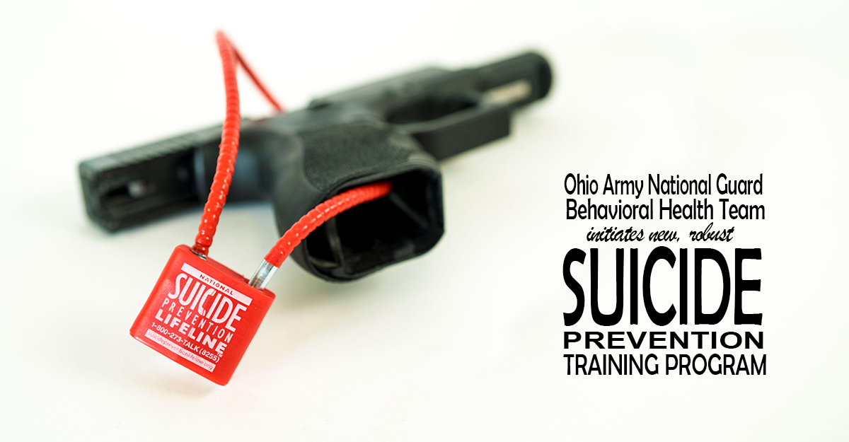 Handgun with SUICIDE PREVENTION lock.