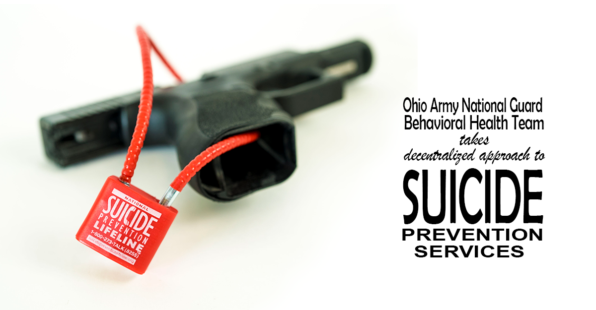 Graphic of gun with SUICIDE PREVENTION lock
