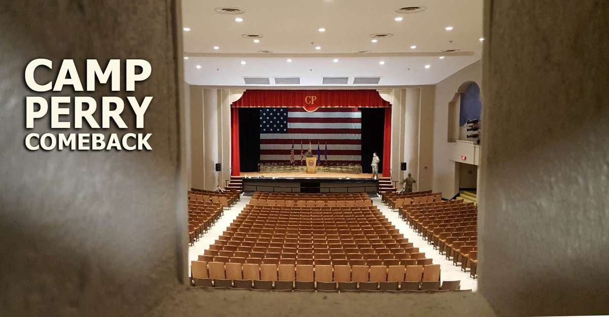 Stage inside  Hough Auditorium
