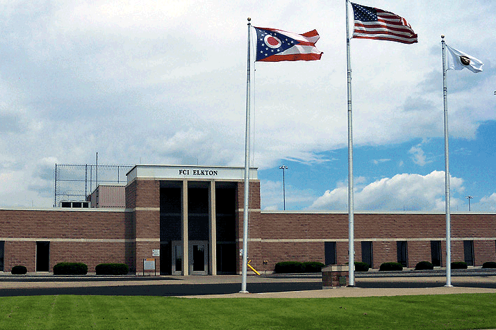 Front of Elkton Federal Correctional Institute